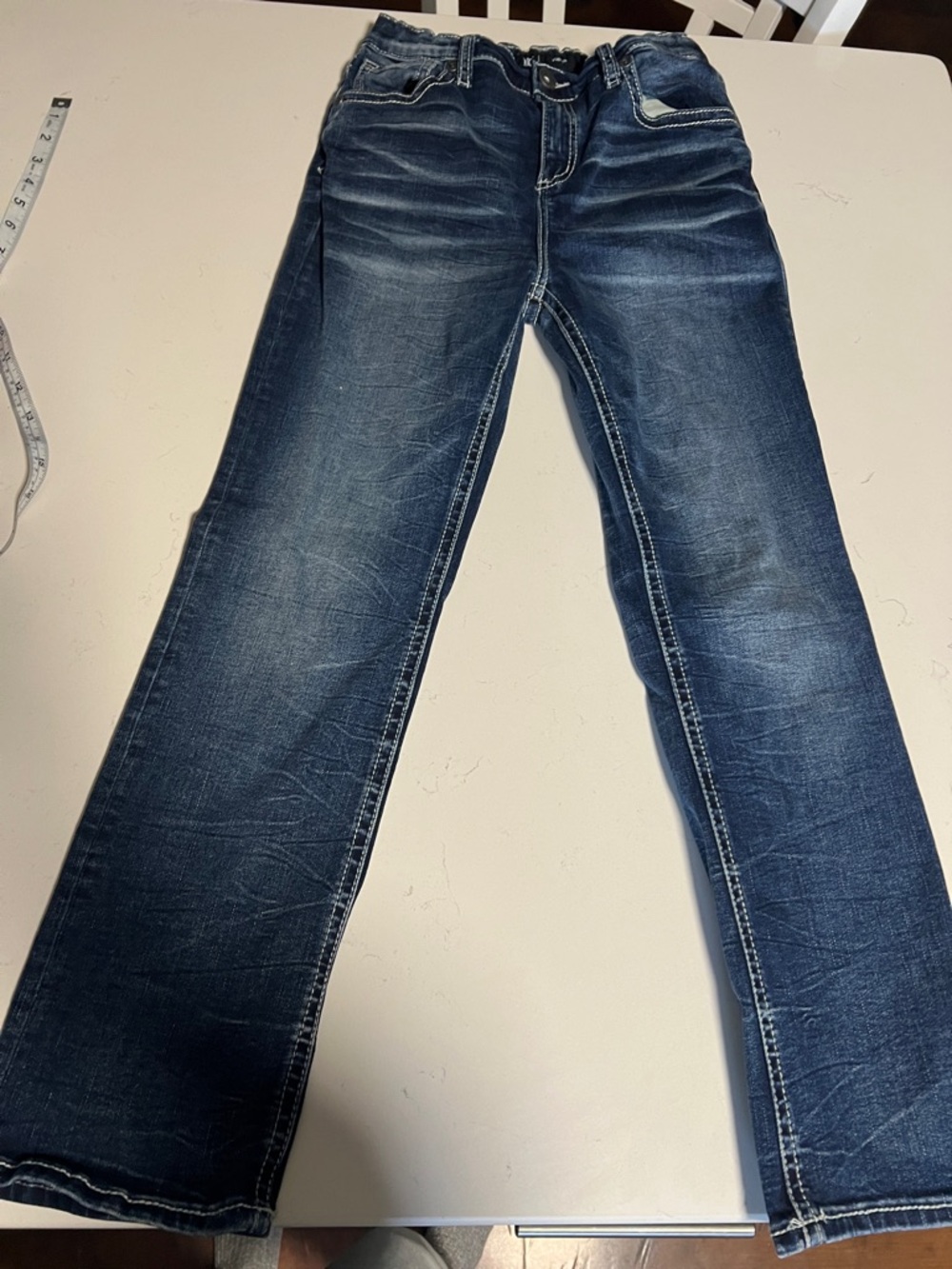 BKE Hudson Dark Blue Slim Jeans